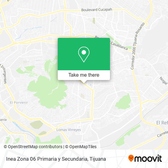 Inea Zona 06 Primaria y Secundaria map
