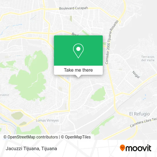 Jacuzzi Tijuana map