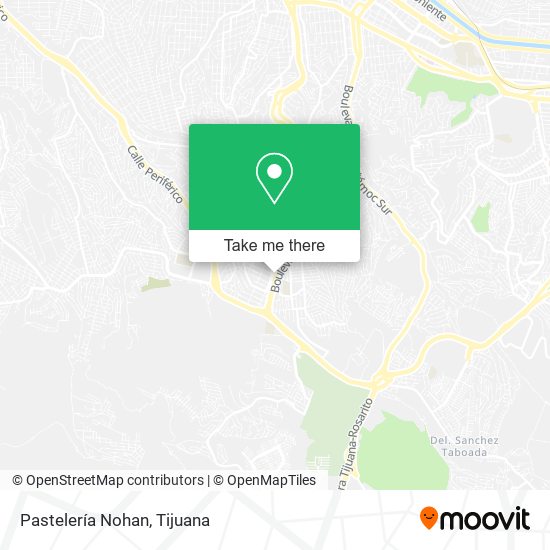 Mapa de Pastelería Nohan