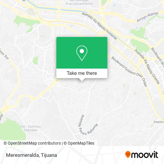 Mapa de Meresmeralda