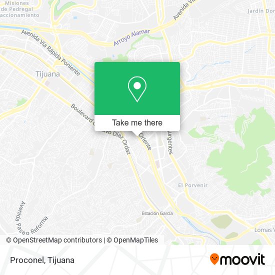 Proconel map