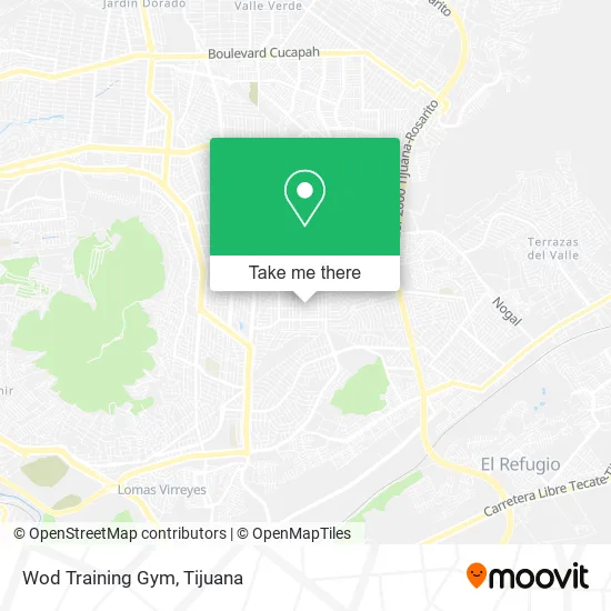 Wod Training Gym map