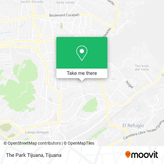 The Park Tijuana map