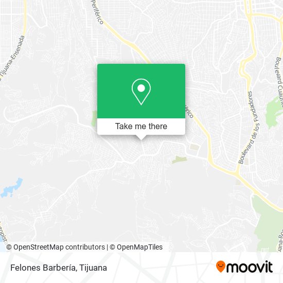 Felones Barbería map