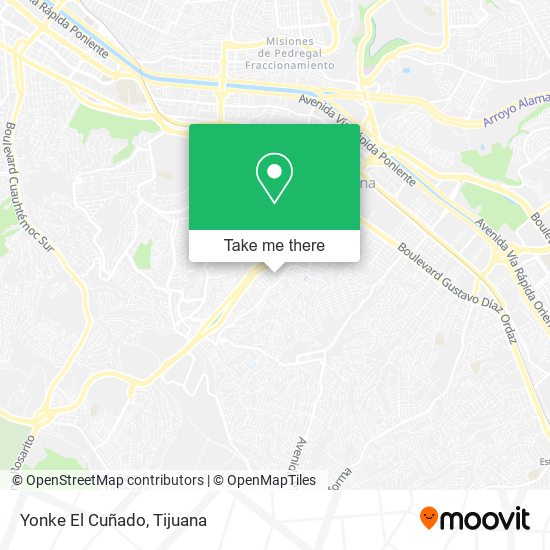 Mapa de Yonke El Cuñado
