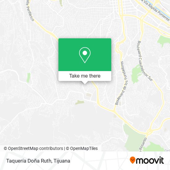 Mapa de Taquería Doña Ruth