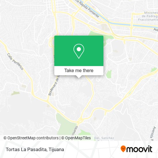 Tortas La Pasadita map