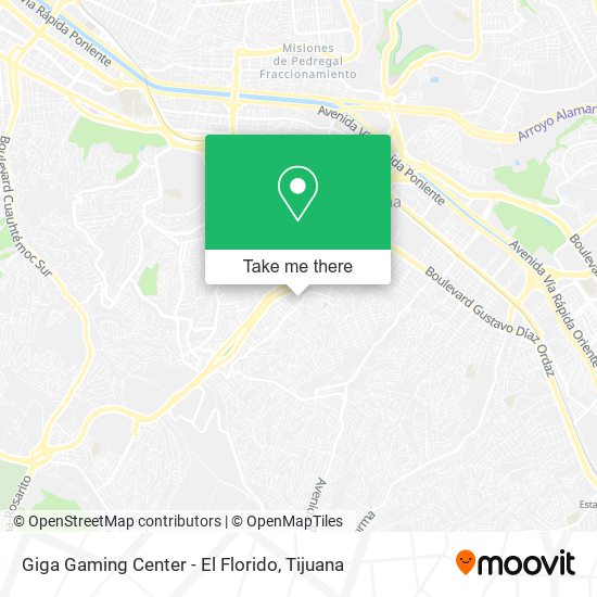 Giga Gaming Center - El Florido map