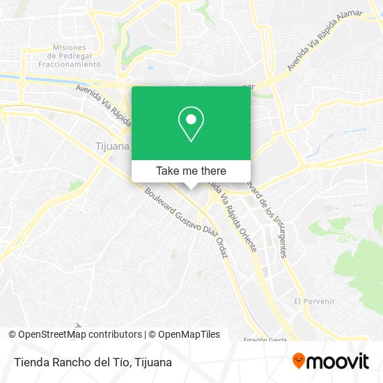 Tienda Rancho del Tío map
