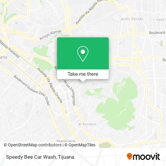 Mapa de Speedy Bee Car Wash