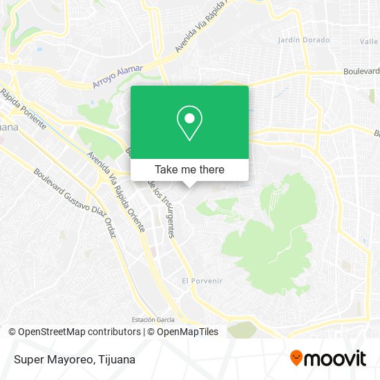 Mapa de Super Mayoreo