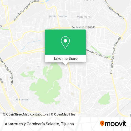 Abarrotes y Carnicería Selecto map