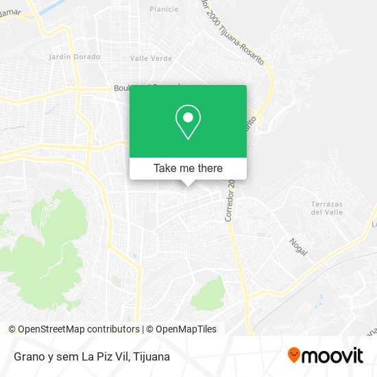 Grano y sem La Piz Vil map