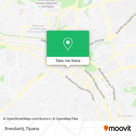 Mapa de Brendastij