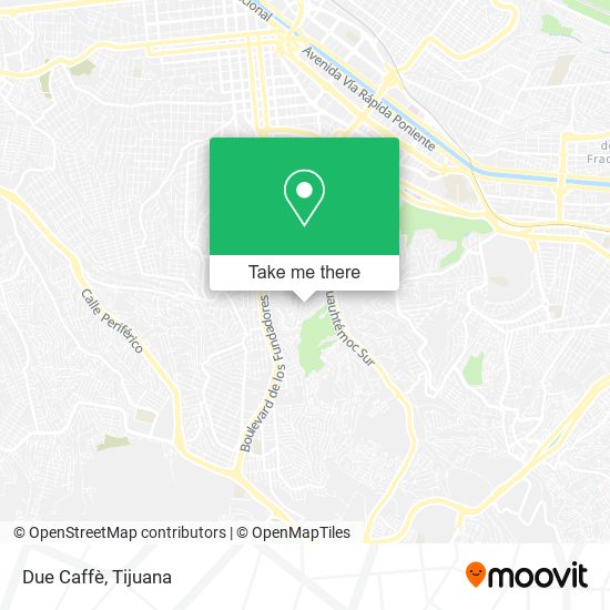 Mapa de Due Caffè