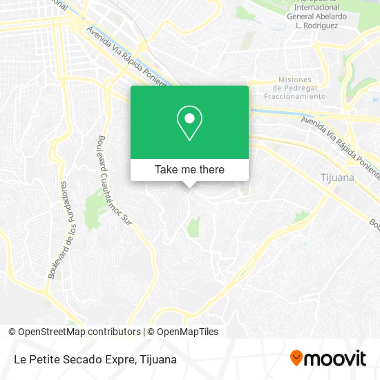 Le Petite Secado Expre map