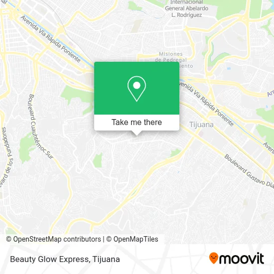 Beauty Glow Express map