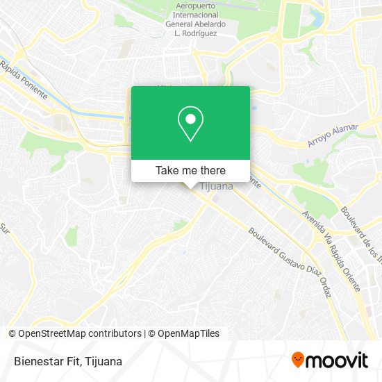 Bienestar Fit map