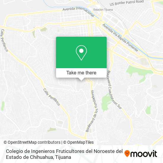 Colegio de Ingenieros Fruticultores del Noroeste del Estado de Chihuahua map