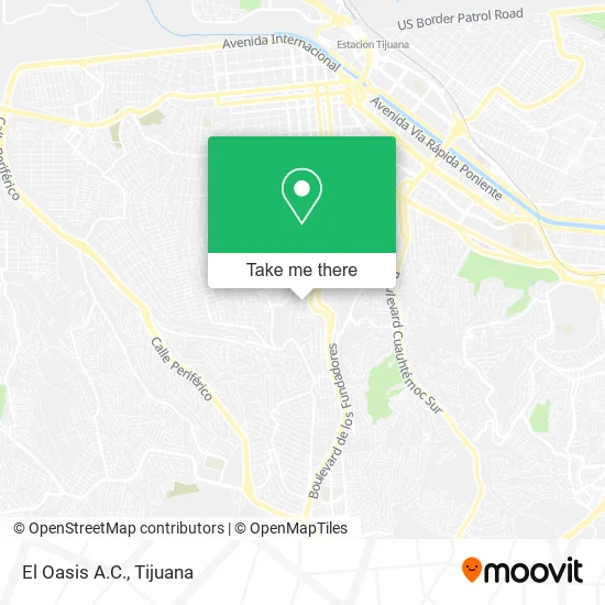 El Oasis A.C. map