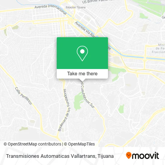 Transmisiones Automaticas Vallartrans map