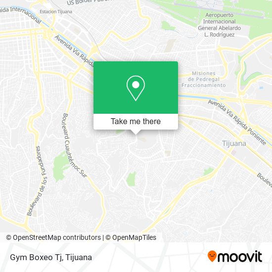 Mapa de Gym Boxeo Tj