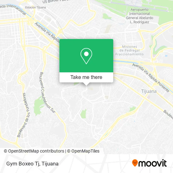Gym Boxeo Tj map