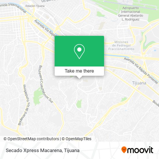 Secado Xpress Macarena map