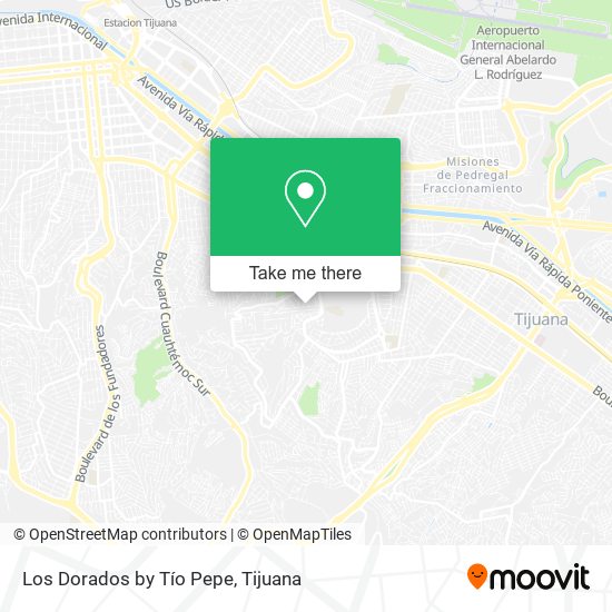 Los Dorados by Tío Pepe map