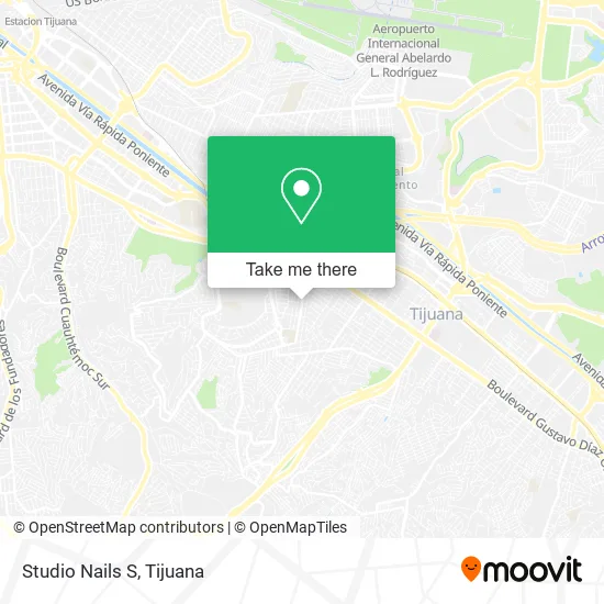 Mapa de Studio Nails S