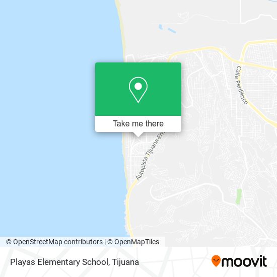 Playas Elementary School map