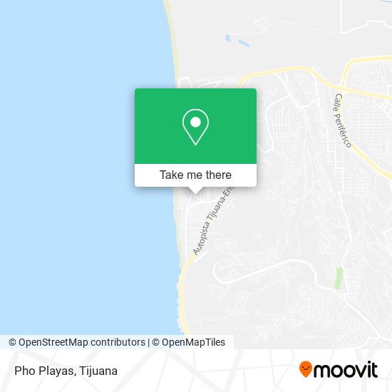 Pho Playas map