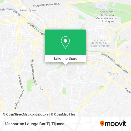 Mapa de Manhattan Lounge Bar Tj