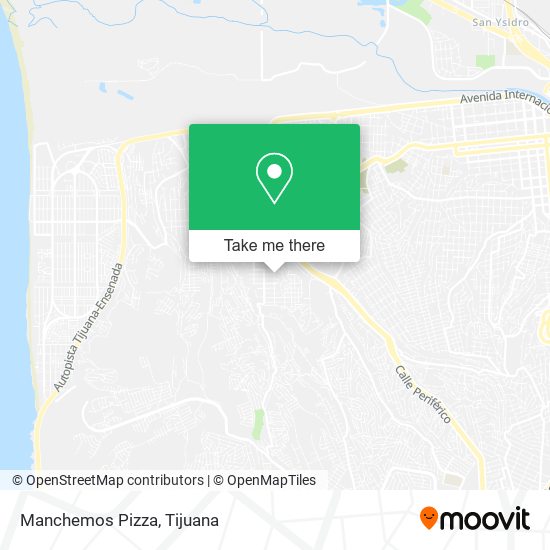 Manchemos Pizza map