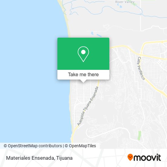 Mapa de Materiales Ensenada