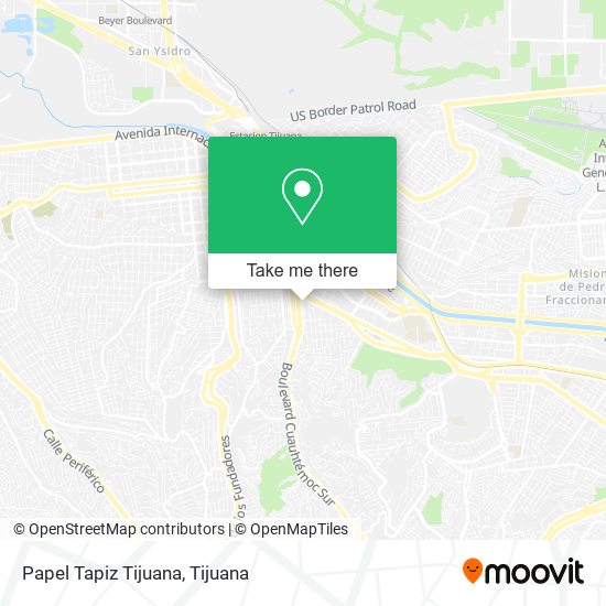 Papel Tapiz Tijuana map