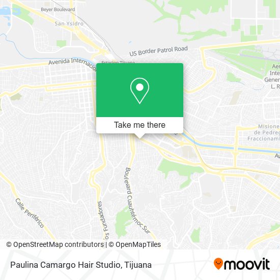 Mapa de Paulina Camargo Hair Studio