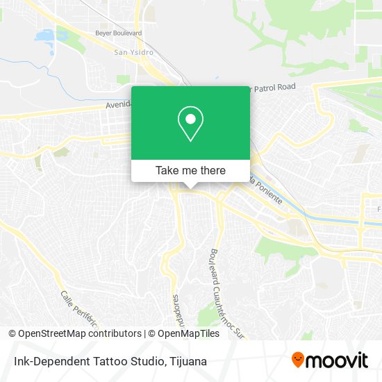 Ink-Dependent Tattoo Studio map