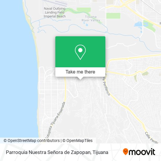 Parroquia Nuestra Señora de Zapopan map