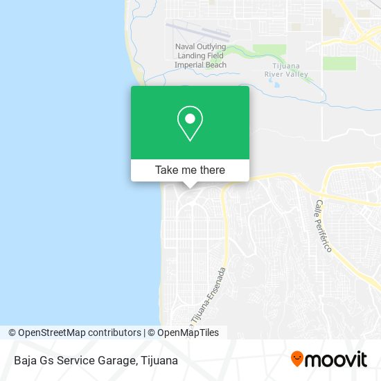 Mapa de Baja Gs Service Garage