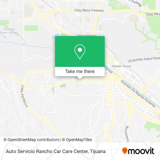 Auto Servicio Rancho Car Care Center map