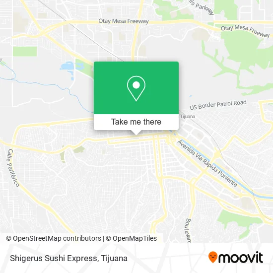 Shigerus Sushi Express map