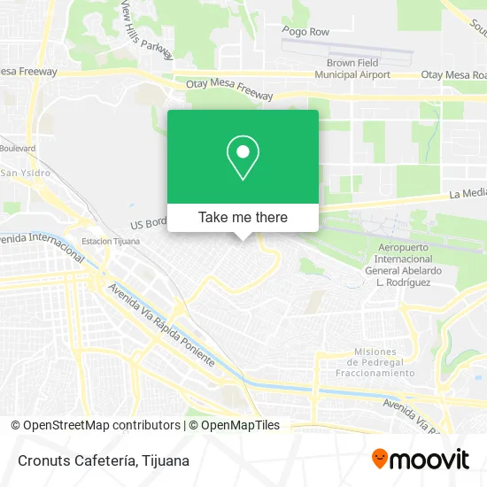 Cronuts Cafetería map