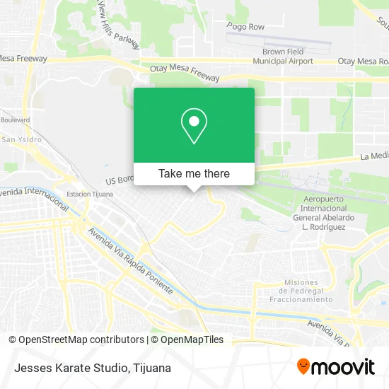 Mapa de Jesses Karate Studio