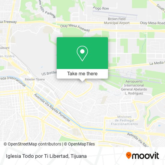 Iglesia Todo por Ti Libertad map