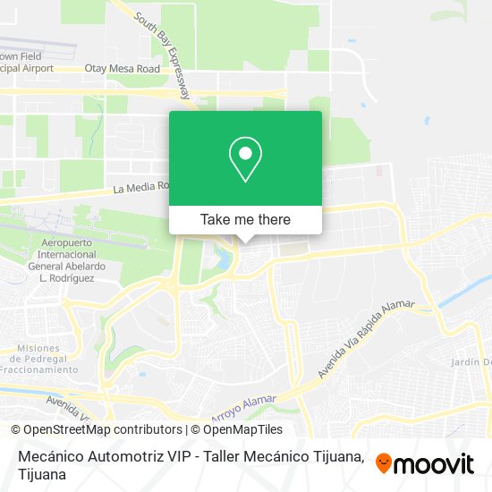 Mecánico Automotriz VIP - Taller Mecánico Tijuana map