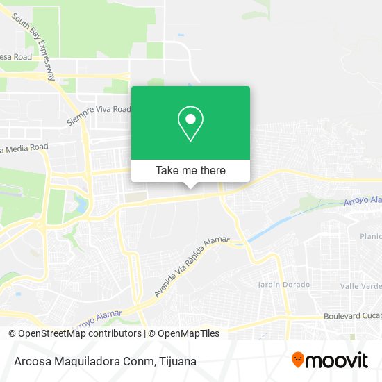 Mapa de Arcosa Maquiladora Conm
