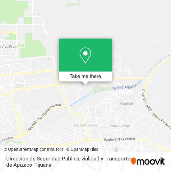 Dirección de Seguridad Pública, vialidad y Transporte de Apizaco map