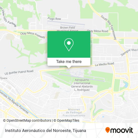 Mapa de Instituto Aeronáutico del Noroeste