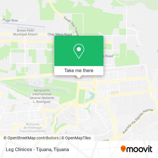 Lsg Clínicos - Tijuana map